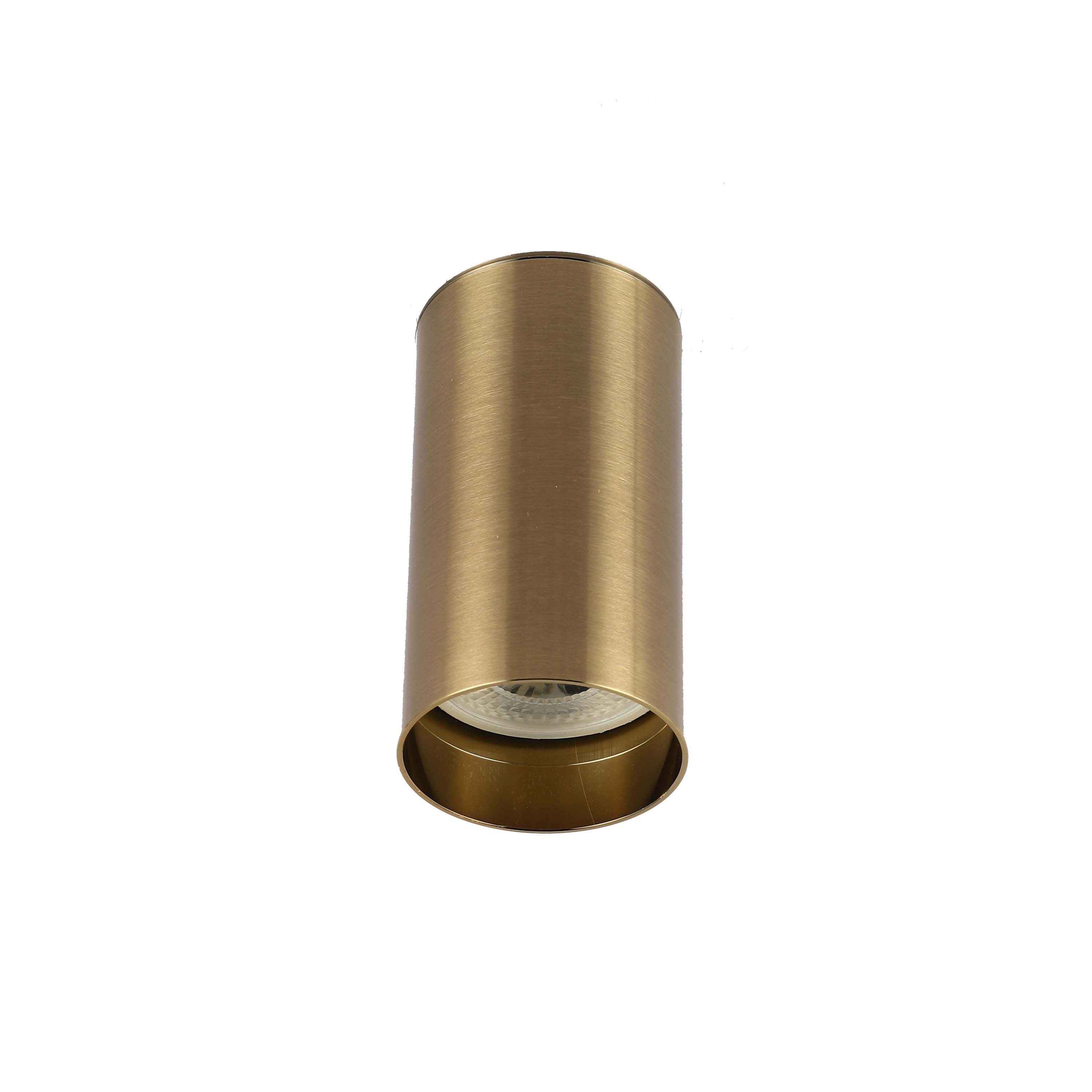 Rotatable Antique Brass Cylinder GU10 Surface Mount Downlight