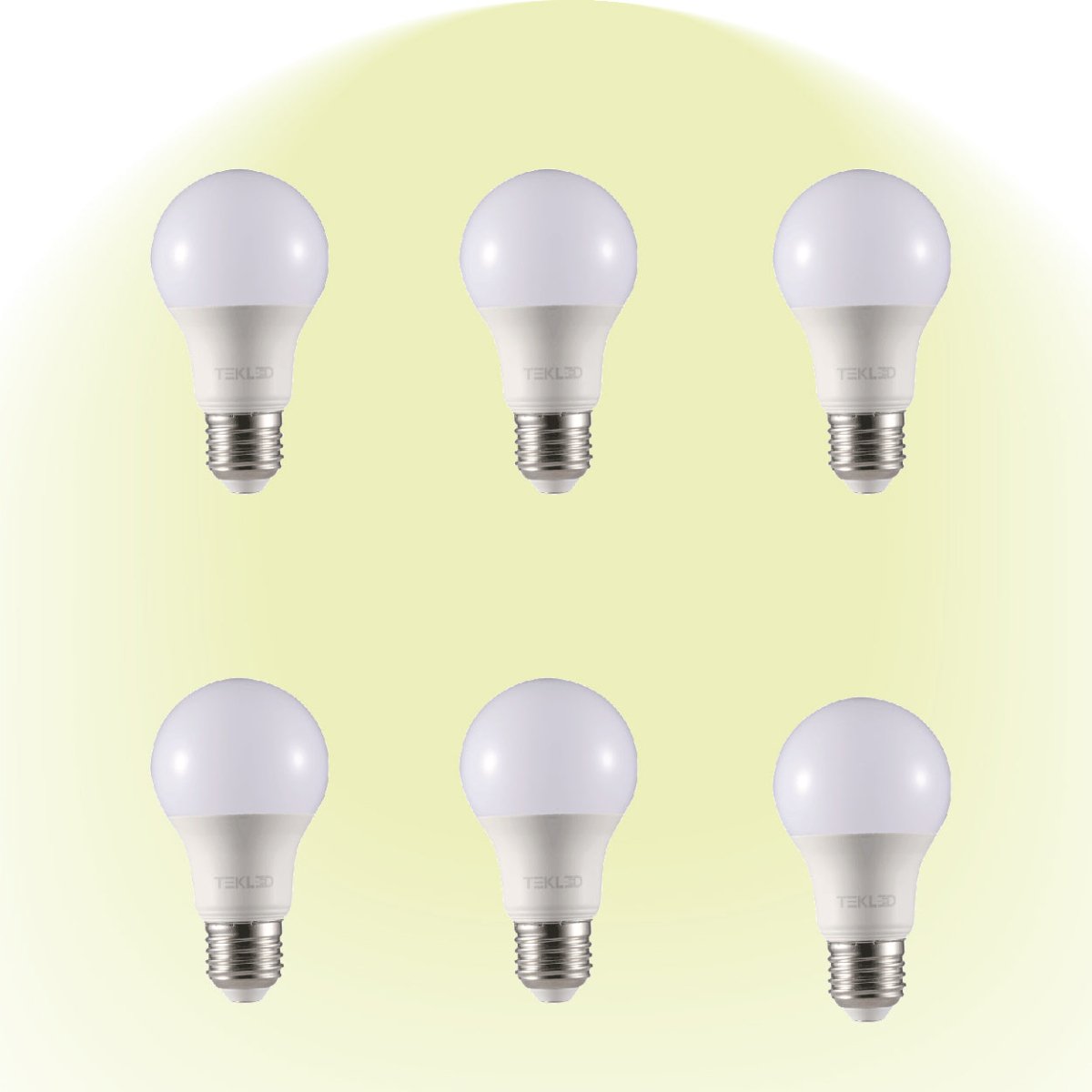 Virgo LED GLS Bulb A60 E27 Edison Screw 4000K Cool White 7 W Pack of 6 527-15644