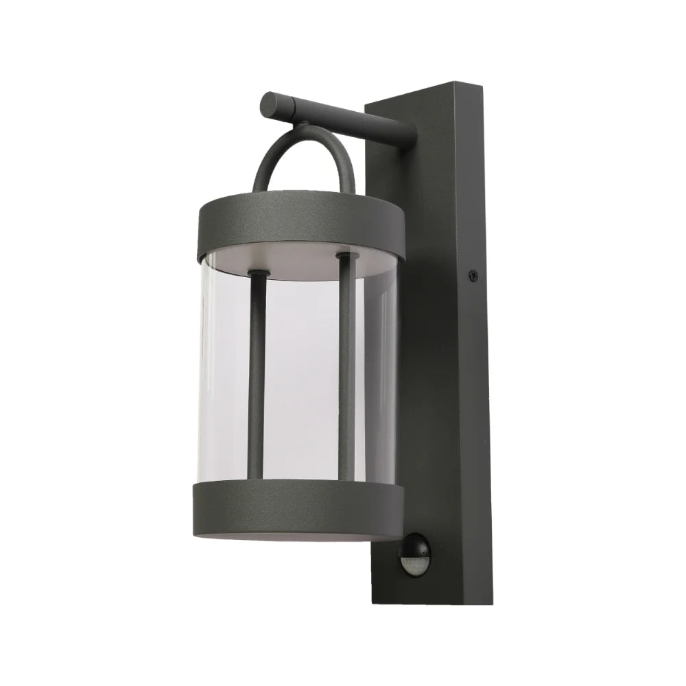 Cassian LED Outdoor Lantern Wall Light 8W 3000K Dark Grey 2