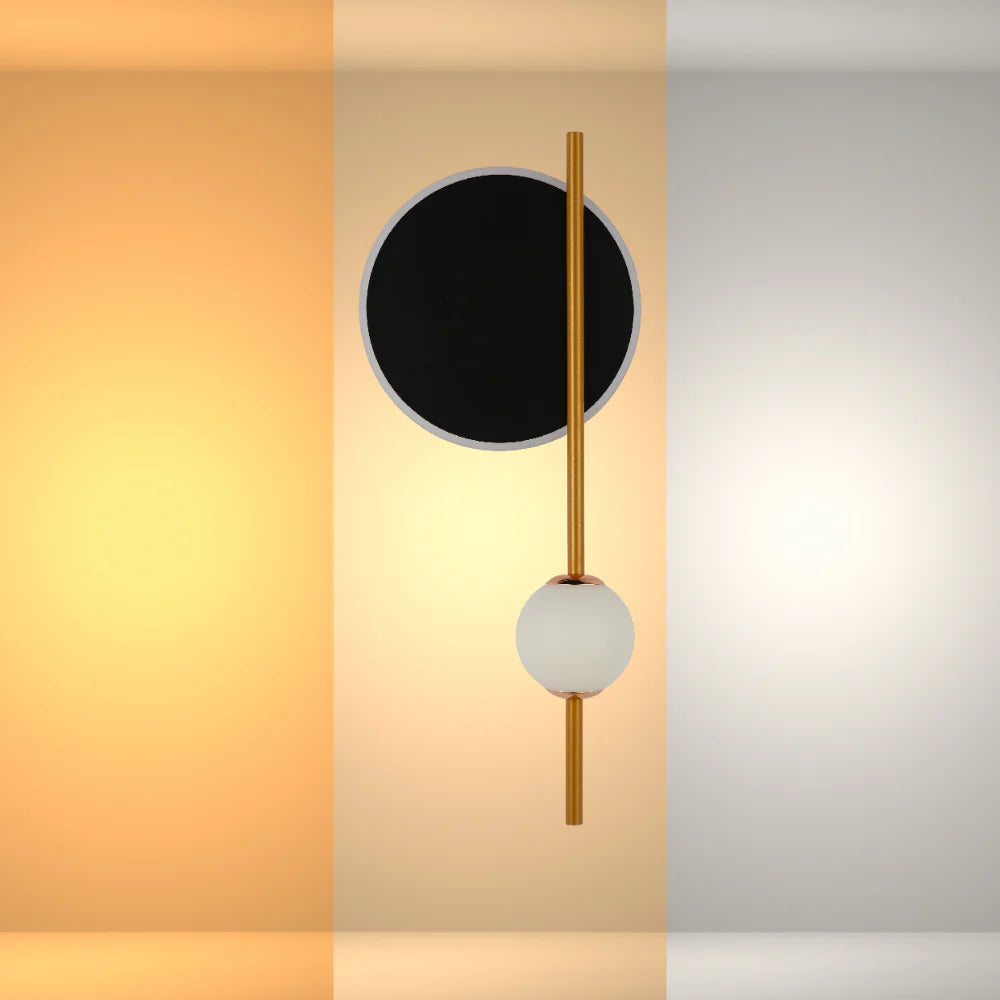 Eclipse Mirage Modern Geometric LED Wall Light with CCT Change, LED Wall Light, TEKLED 1