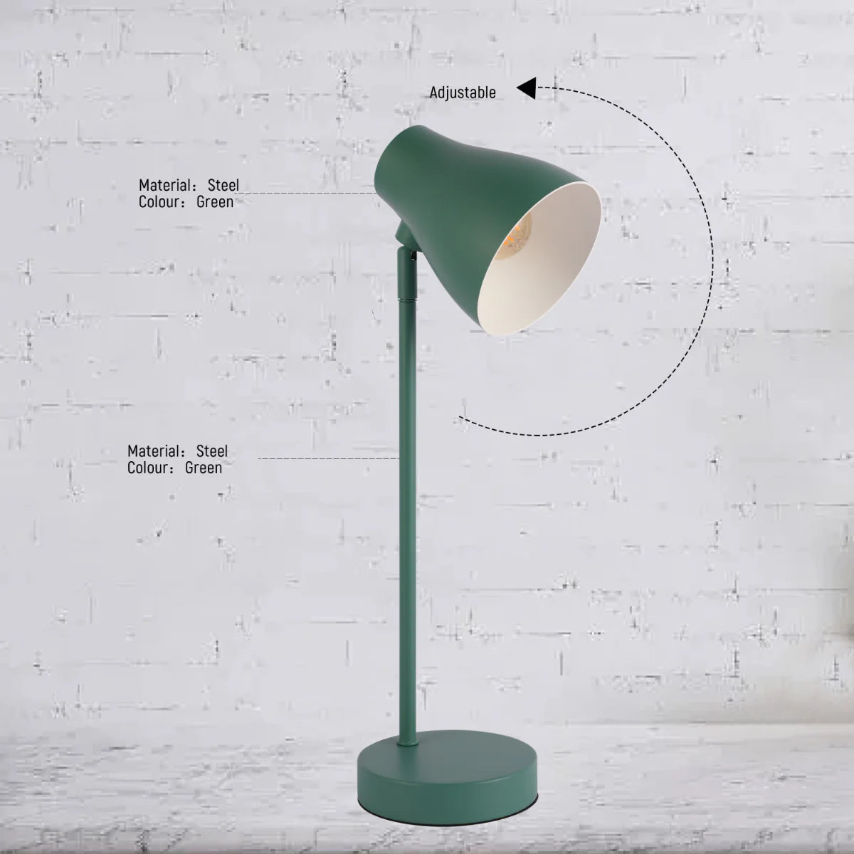 Close shots of Elegant Rotatable Desk Lamp in Assorted Colors 130-03654