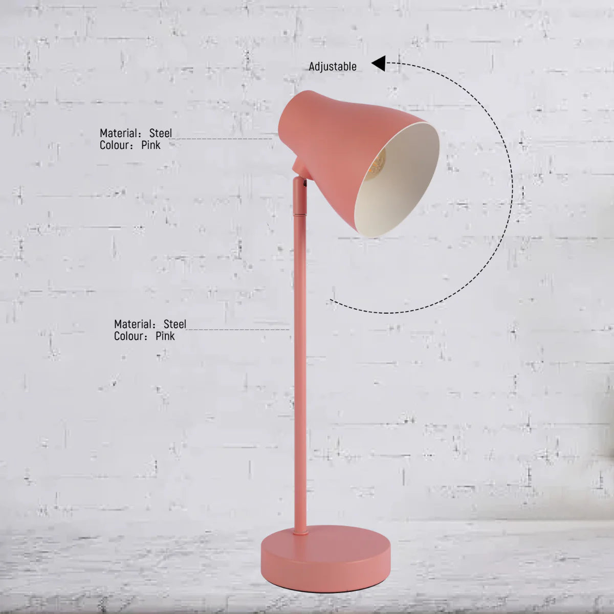 Close shots of Elegant Rotatable Desk Lamp in Assorted Colors 130-03656