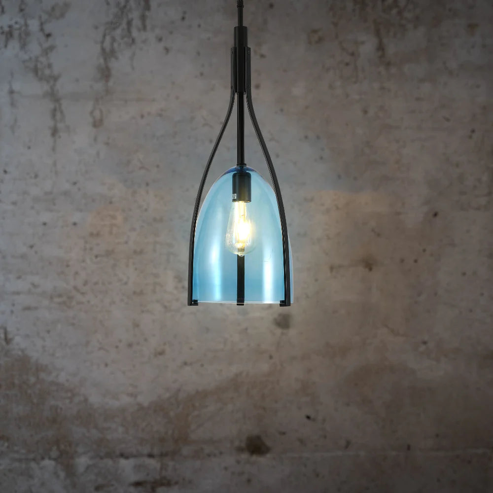 Havana Bell Glass Pendant Light 8