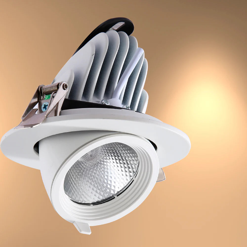 LED Accent Performance Swivel and Scoop Tilt Recessed Downlight CRI90 White 2