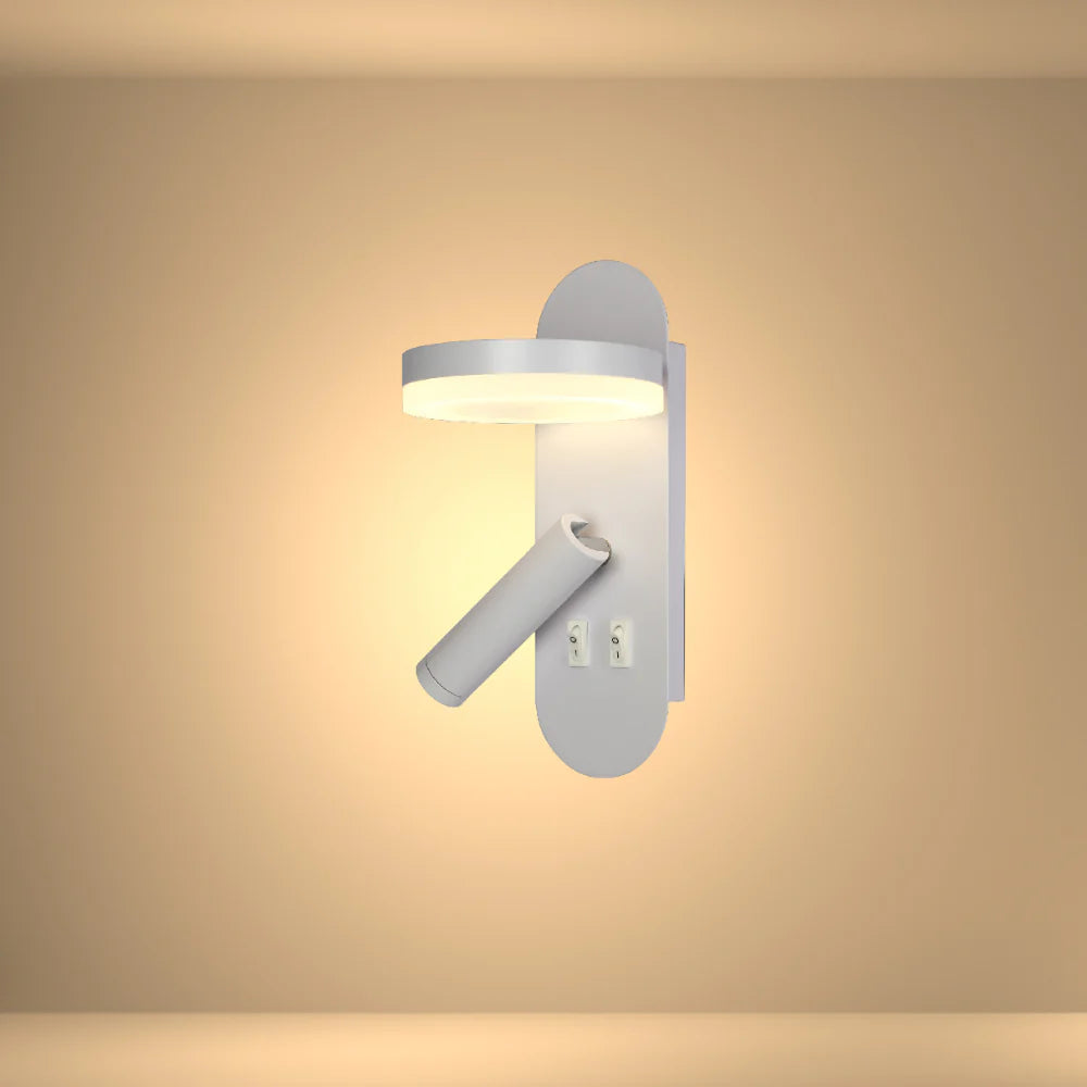 Lunar Halo Bedside Reading LED Wall Light 1