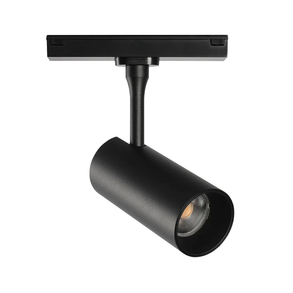 Magnetic Tracklight TEKLED Magnetic Cylinder Focus LED Track Light Black 4000K-6W-169-03100