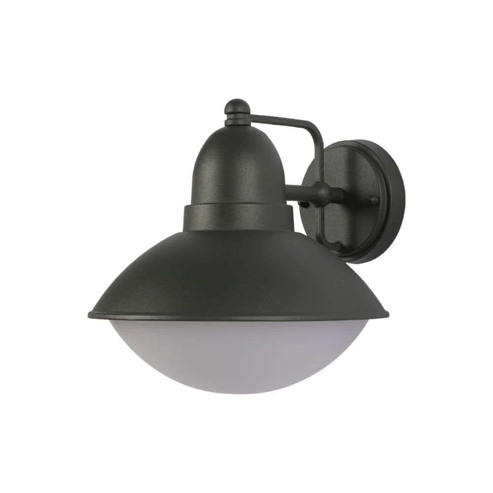 Marcel Outdoor Lantern Wall Light E27 Dark Grey 1