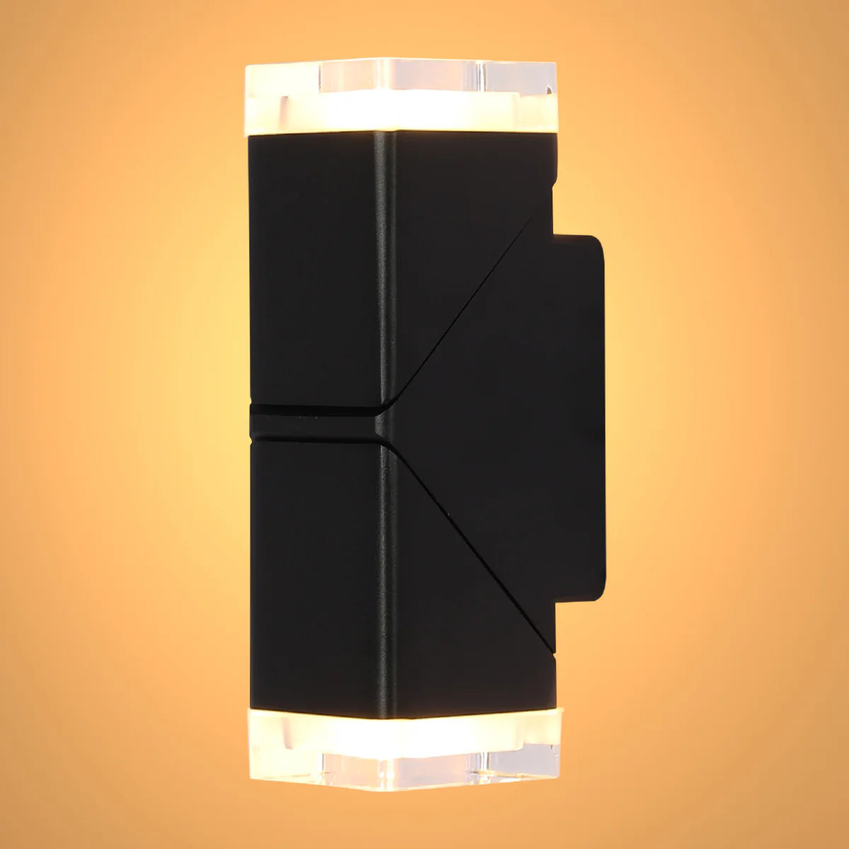 Main image of Rotatable Cubes Outdoor LED Wall Light Black 3000K Wide Beam 182-034220