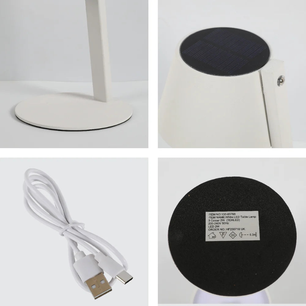 Solar-Powered Portable Outdoor LED Table Lamp 14