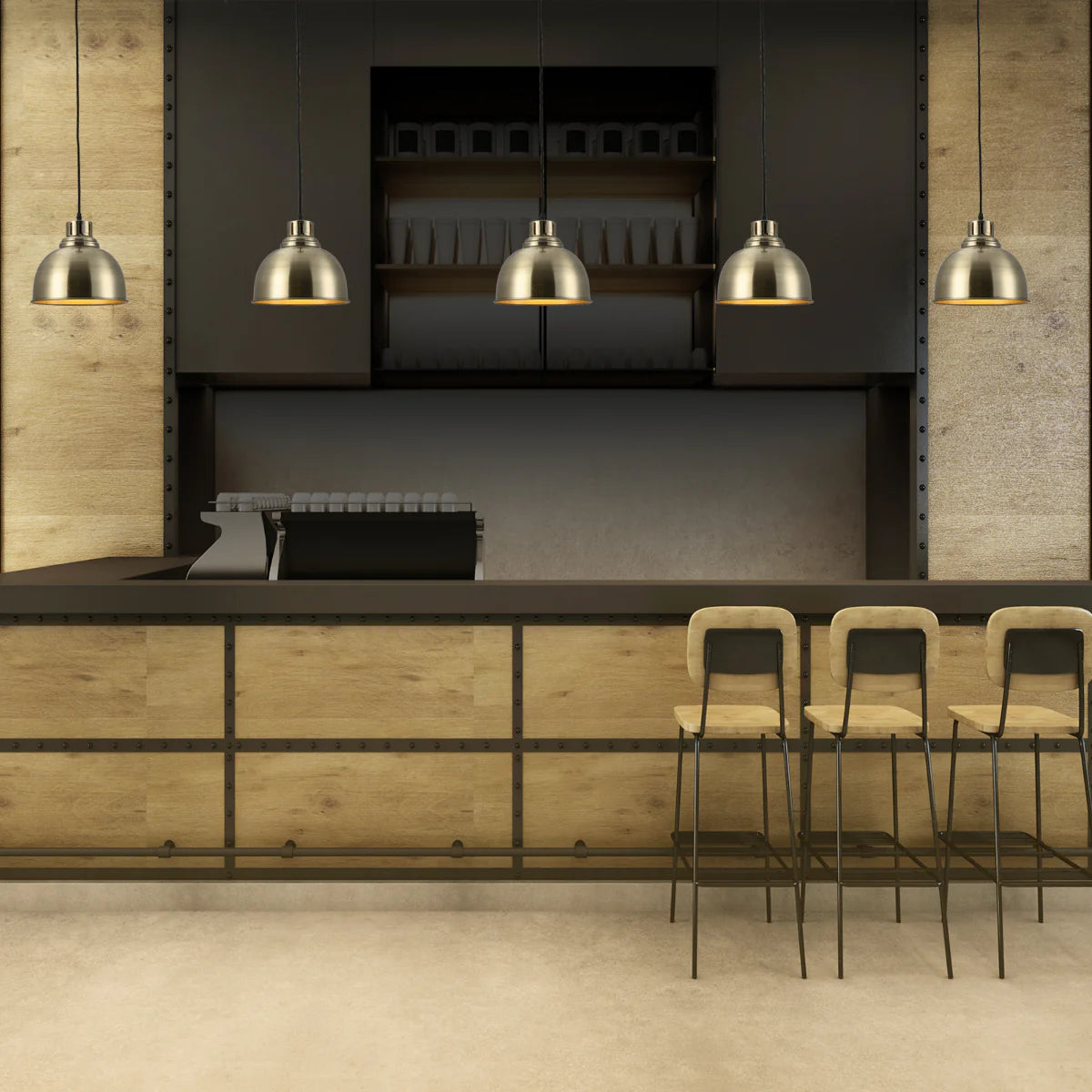 Where to use Timeless Classic Dome Pendant Light 150-18443