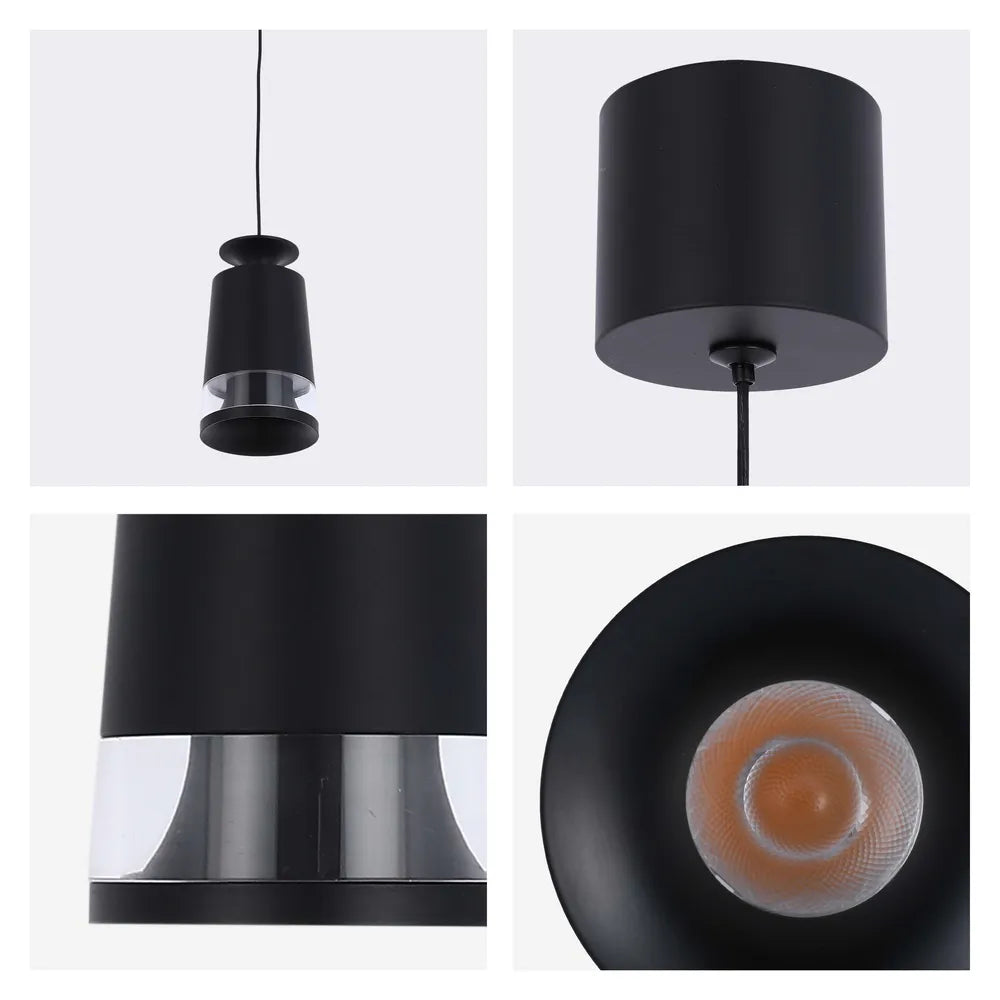 Details of the Torchlight LED Pendant Downlight 10W Black Finish, 3000K Warm White-150-19082